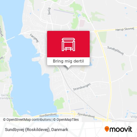 Sundbyvej (Roskildevej) kort