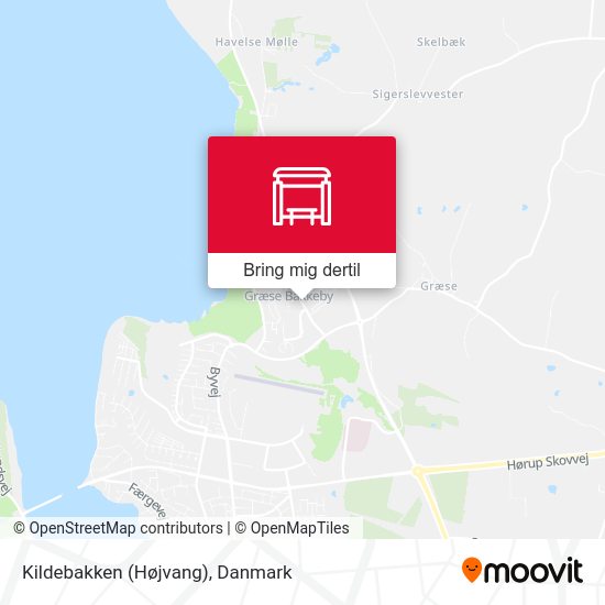 Kildebakken (Højvang) kort
