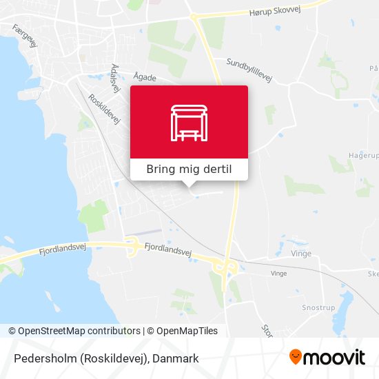 Pedersholm (Roskildevej) kort