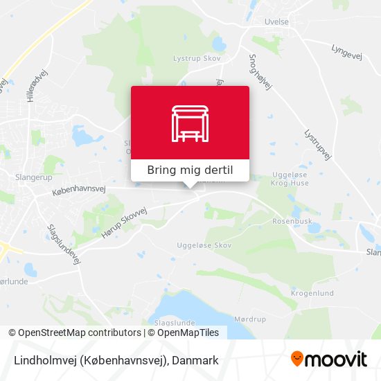 Lindholmvej (Københavnsvej) kort