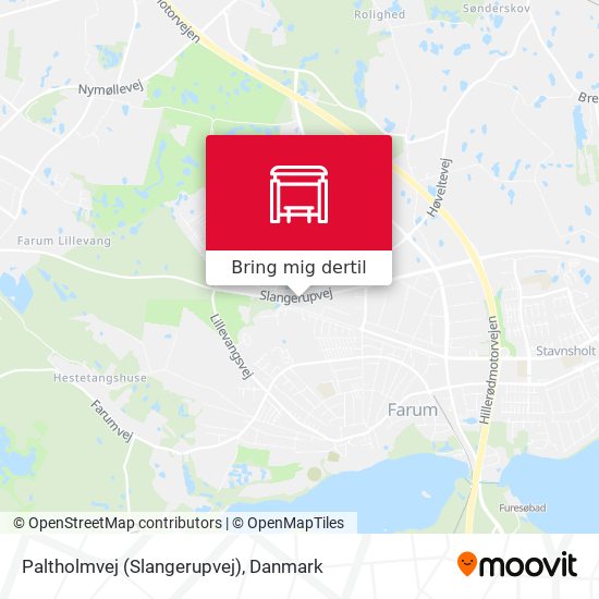 Paltholmvej (Slangerupvej) kort