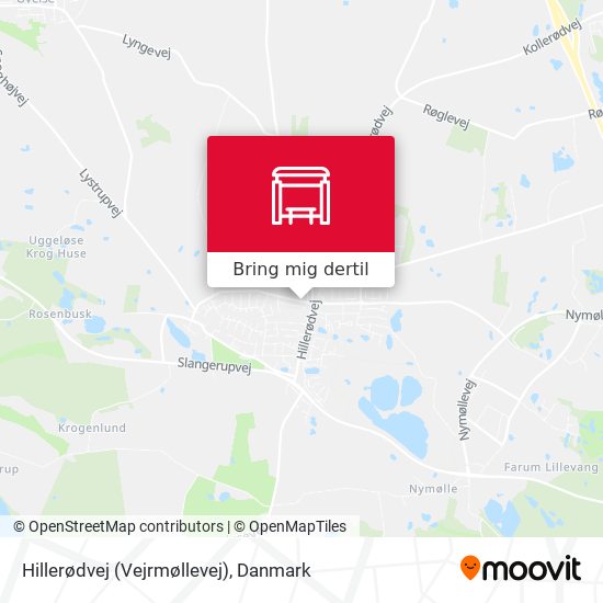 Hillerødvej (Vejrmøllevej) kort