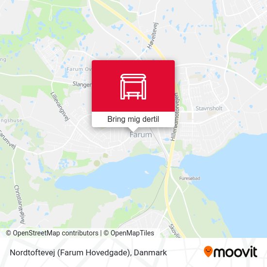 Nordtoftevej (Farum Hovedgade) kort