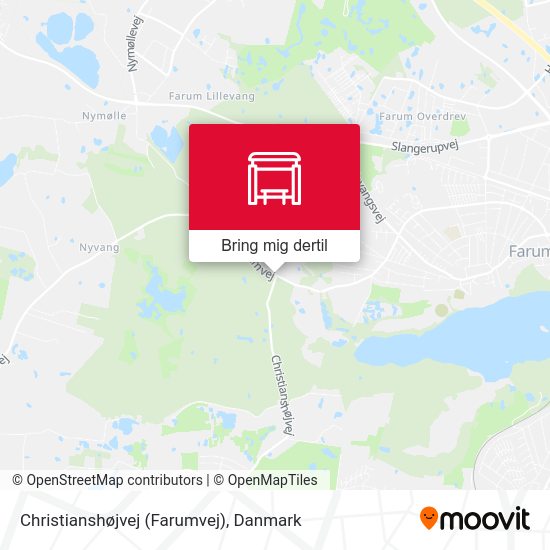 Christianshøjvej (Farumvej) kort
