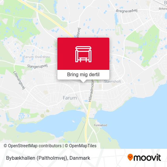 Bybækhallen (Paltholmvej) kort