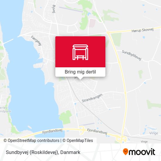 Sundbyvej (Roskildevej) kort