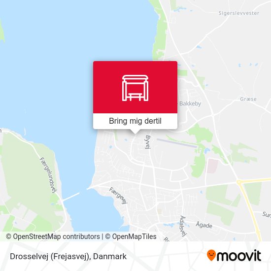 Drosselvej (Frejasvej) kort
