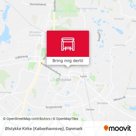Ølstykke Kirke (Københavnsvej) kort
