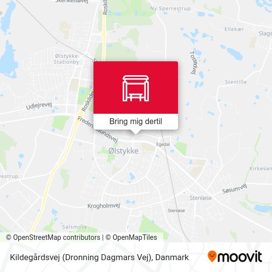 Kildegårdsvej (Dronning Dagmars Vej) kort