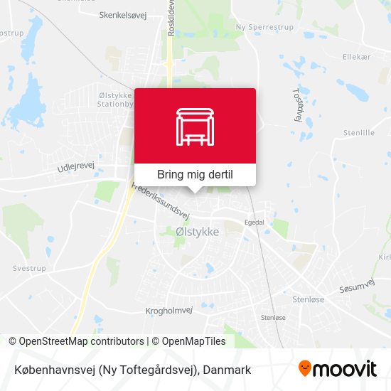 Københavnsvej (Ny Toftegårdsvej) kort