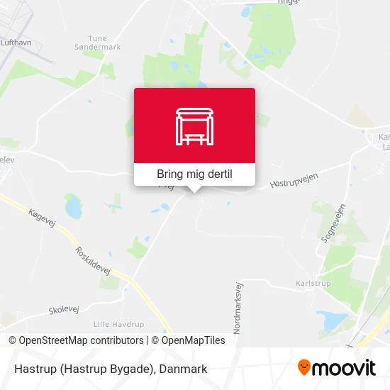Hastrup (Hastrup Bygade) kort