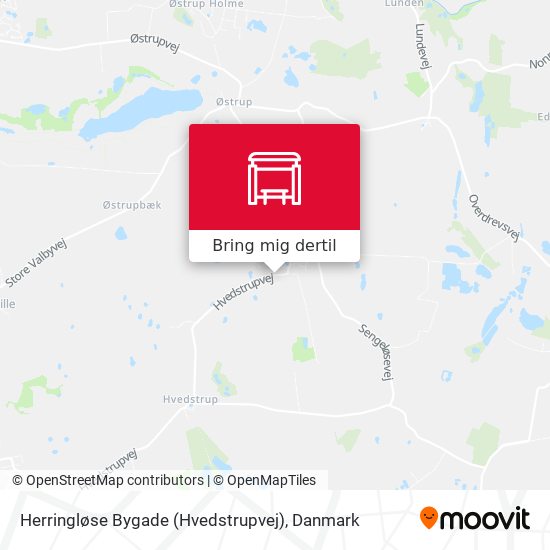 Herringløse Bygade (Hvedstrupvej) kort
