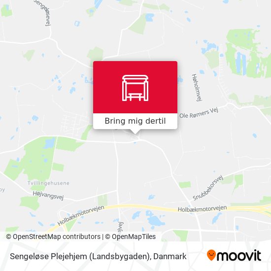 Sengeløse Plejehjem (Landsbygaden) kort