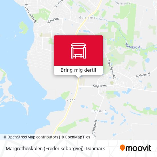 Margretheskolen (Frederiksborgvej) kort