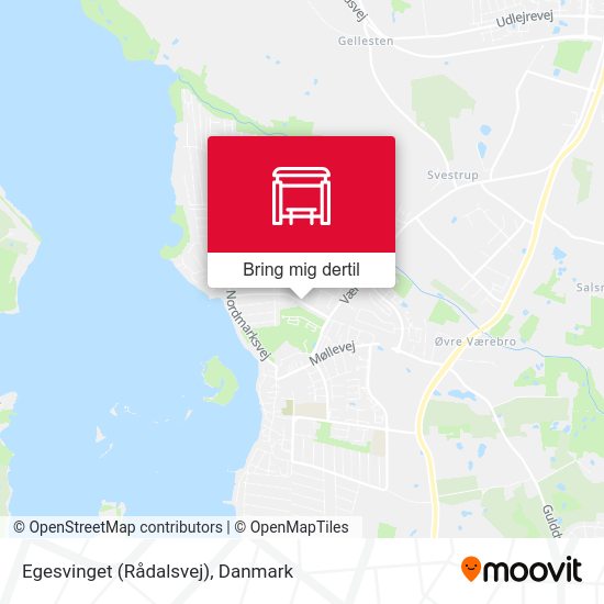 Egesvinget (Rådalsvej) kort