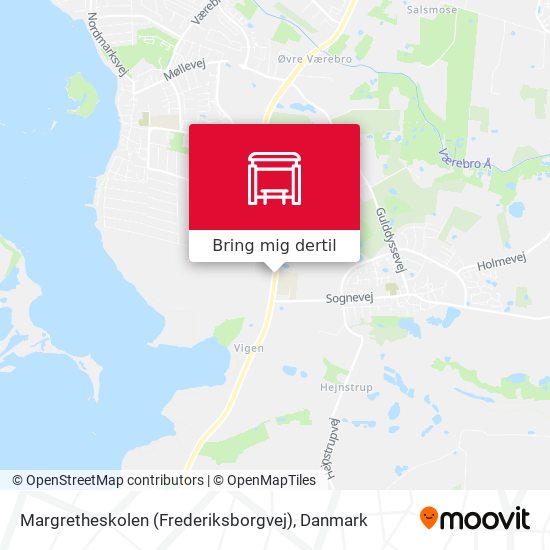 Margretheskolen (Frederiksborgvej) kort