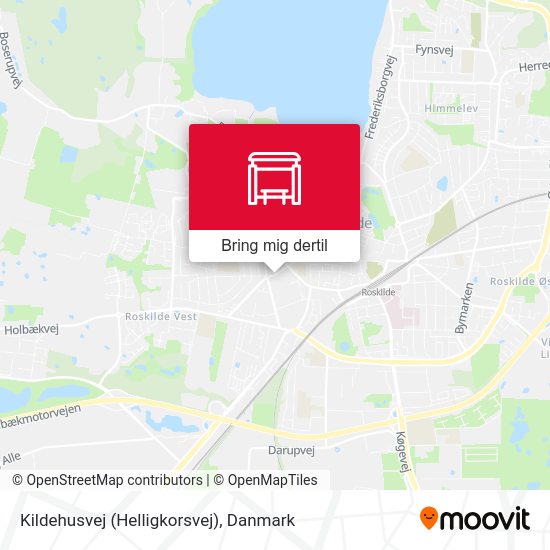 Kildehusvej (Helligkorsvej) kort
