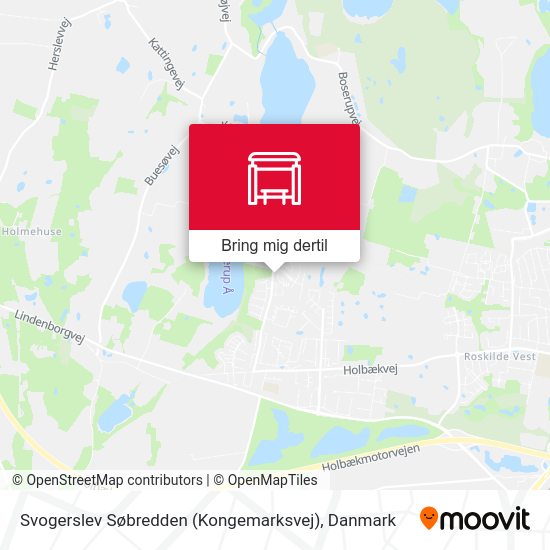 Svogerslev Søbredden (Kongemarksvej) kort