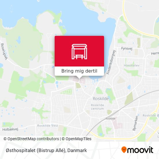 Østhospitalet (Bistrup Allé) kort