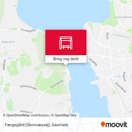 Færgegård (Skovnæsvej) kort