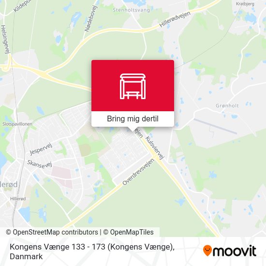Kongens Vænge 133 - 173 kort