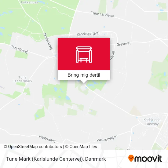 Tune Mark (Karlslunde Centervej) kort