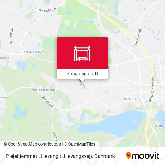 Plejehjemmet Lillevang (Lillevangsvej) kort