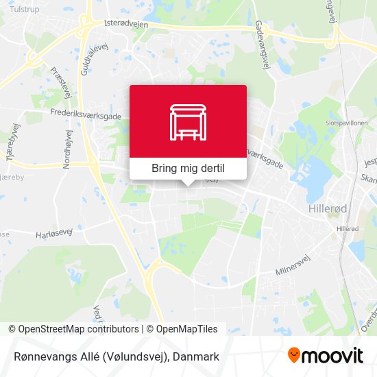 Rønnevangs Allé (Vølundsvej) kort