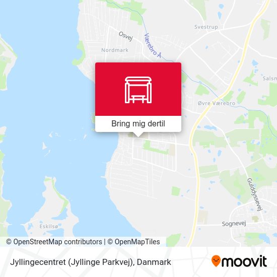 Jyllingecentret (Jyllinge Parkvej) kort