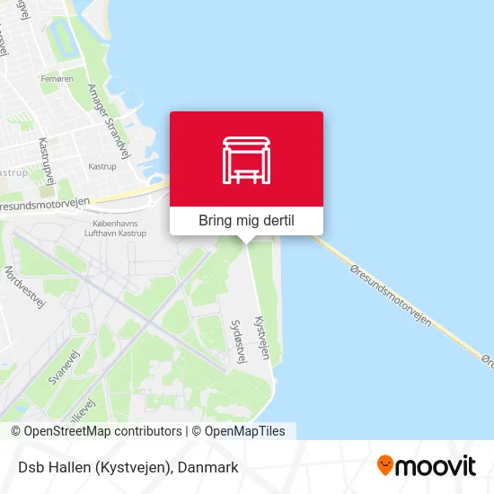 Dsb Hallen (Kystvejen) kort
