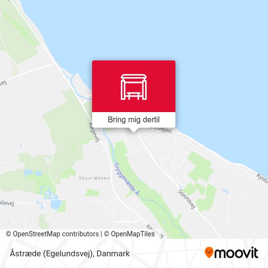 Åstræde (Egelundsvej) kort