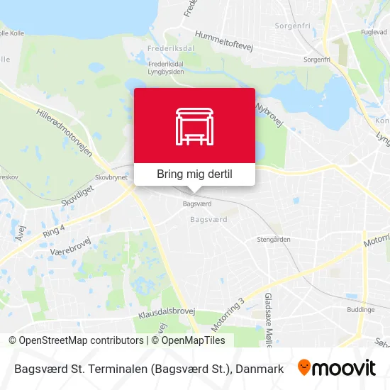 Bagsværd St. Terminalen kort