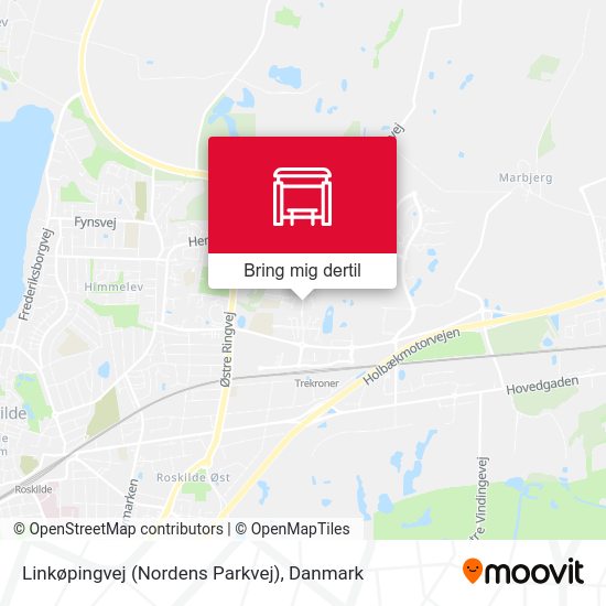 Linkøpingvej (Nordens Parkvej) kort