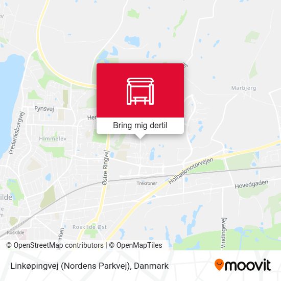 Linkøpingvej (Nordens Parkvej) kort