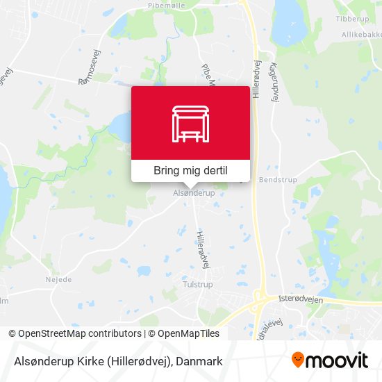 Alsønderup Kirke (Hillerødvej) kort