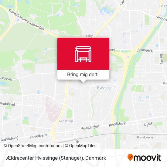 Ældrecenter Hvissinge (Stenager) kort