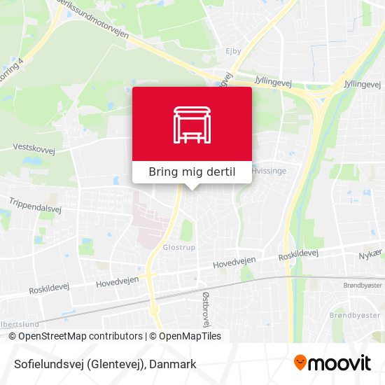 Sofielundsvej (Glentevej) kort