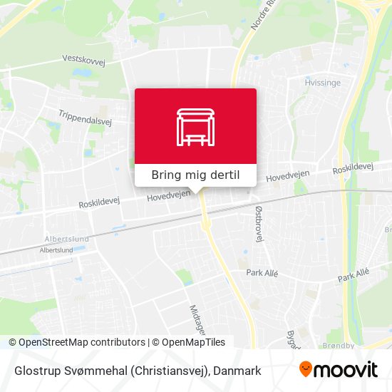 Glostrup Svømmehal (Christiansvej) kort
