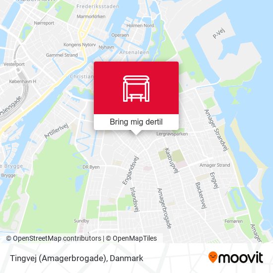 Tingvej (Amagerbrogade) kort