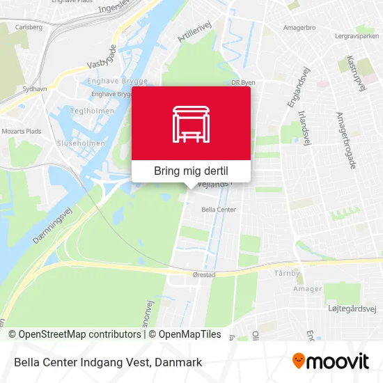 Bella Center Indgang Vest kort