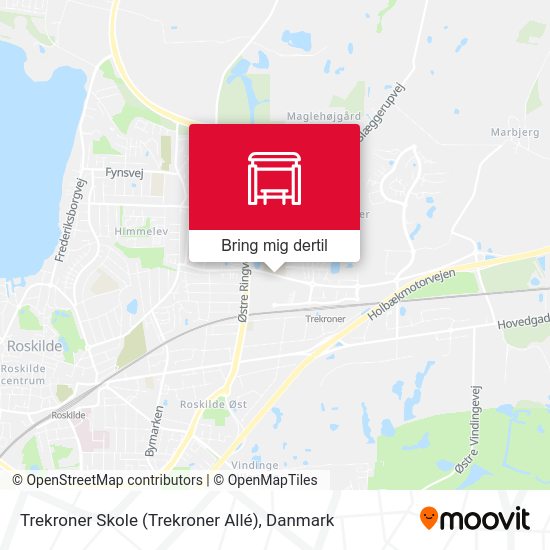 Trekroner Skole (Trekroner Allé) kort