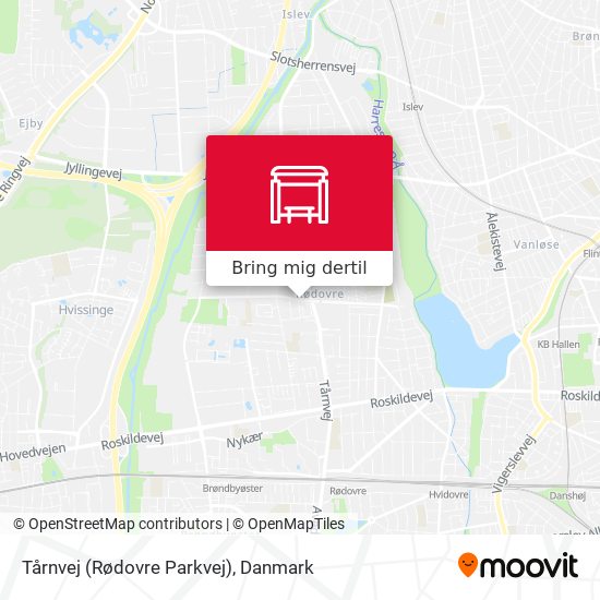 Tårnvej (Rødovre Parkvej) kort