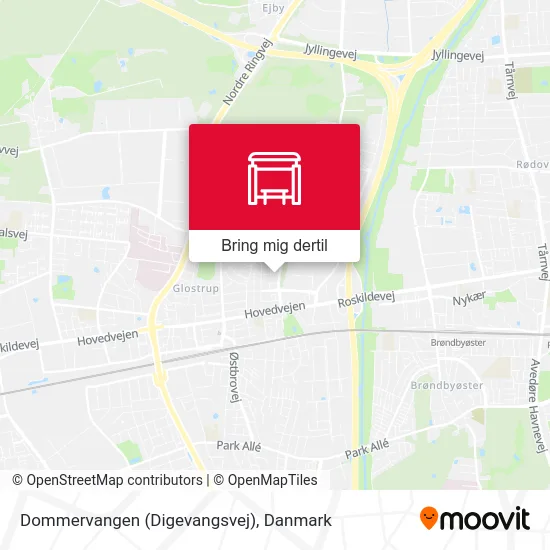 Dommervangen (Digevangsvej) kort