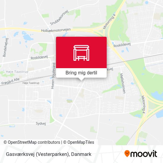 Gasværksvej (Vesterparken) kort