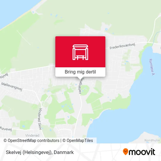 Skelvej (Helsingevej) kort