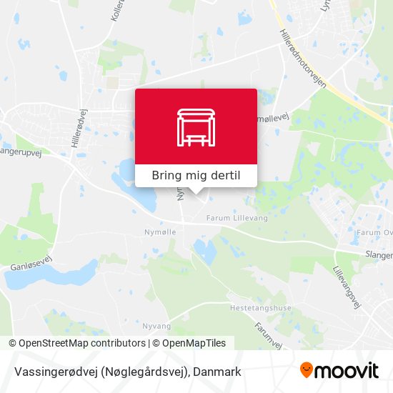 Vassingerødvej (Nøglegårdsvej) kort