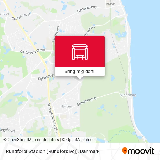 Rundforbi Stadion (Rundforbivej) kort