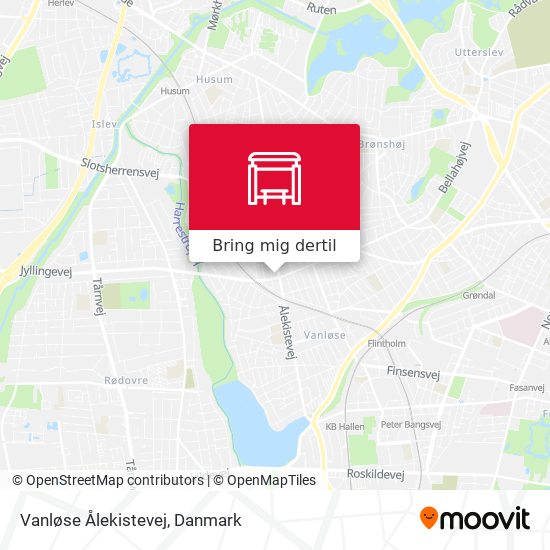 Vanløse Ålekistevej kort