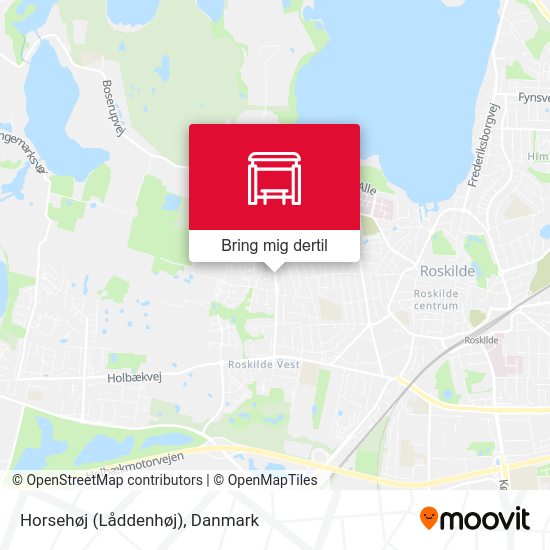 Horsehøj (Låddenhøj) kort