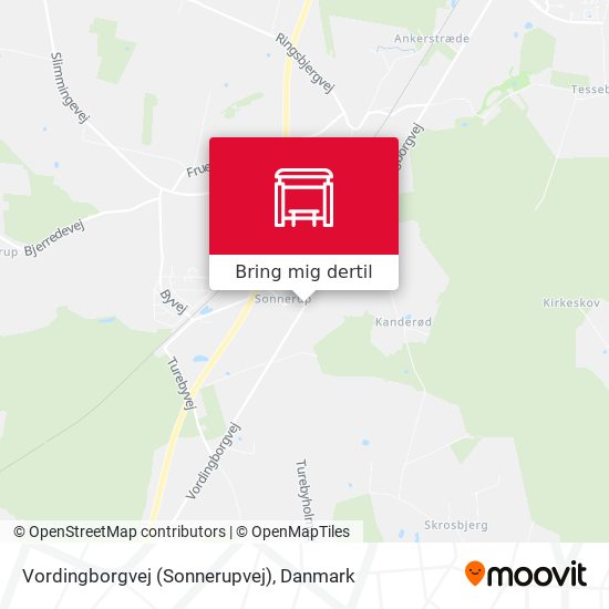 Vordingborgvej (Sonnerupvej) kort